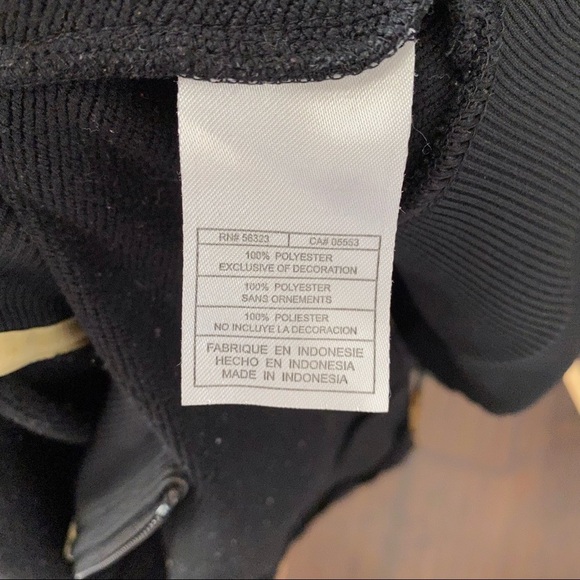 Nike just do it Women’s Black full zip Jacket Size L for big girls S women’s - Picture 7 of 10